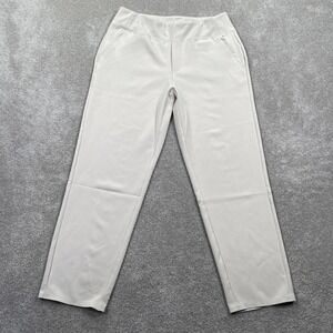 IBKUL Mens 70000 Knit Ankle Pant Stone Grey Size 12 Pull On Golf Casual New